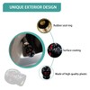 Dickno 5 PCS Skull Style Tire Valve Stem Caps with