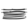 Carbon Fiber Style Motorcycle Tail Bag Waterproof Motorbike Rear Seat