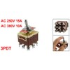 uxcell® a12031300ux0399 Toggle Switch, 3PDT On/Off/On 3 Postion 9 Screw
