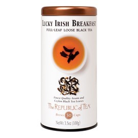 The Republic of Tea Black Full-Leaf Loose Tea (Lucky Irish Breakfast Black, 3.5 oz)