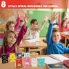 MARFOREVER 24 Pack Mini Back to School Notepads Cute Spiral