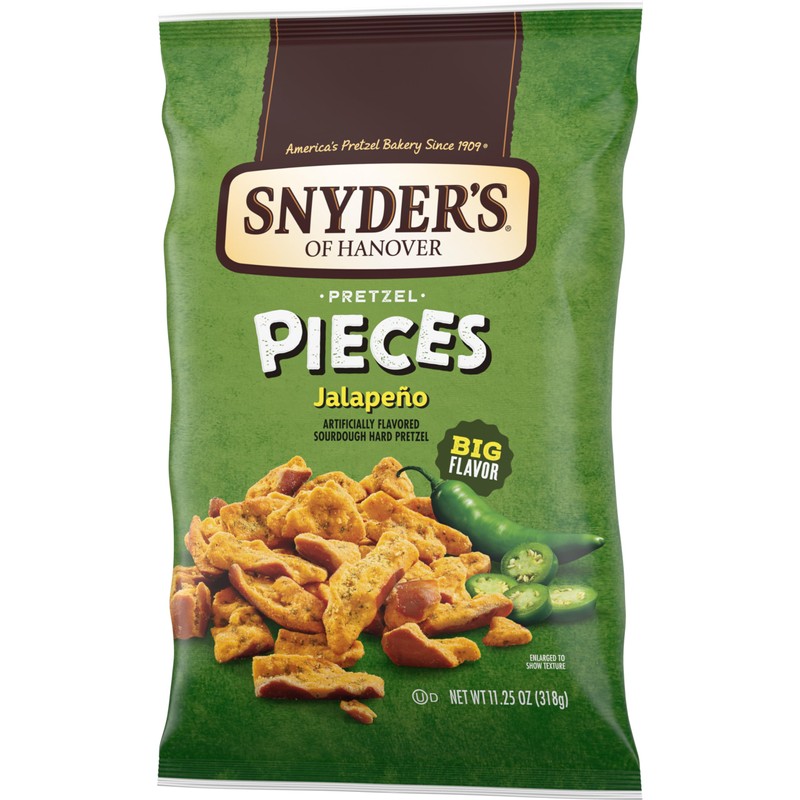 Snyder's of Hanover Jalapeño Flavored Pretzel Pieces, 11.25 Oz