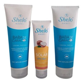 Crema Baba De Caracol Facial Y Bloqueador De Shelo Nabel