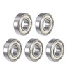 sourcing map 6001ZZ Deep Groove Ball Bearing 12x28x8mm Double Shielded