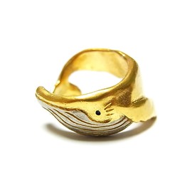Parnart Poc Ring, Whale, Whale, One Size Fits Most, Accessory, Popular, Adult Ring, Fish, Cute, Birthday, Gift, Women's, Whale, Birthday, Pewter