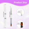 Thinp 2 Pcs Double Ended Gel Builder Brush,Builder Gel Nail