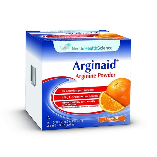 Arginaid Arginine-intensive Orange Flavor Powdered Mix 9.2g Packet 35983000 Qty 56 Per Case