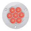 GG Grand General 76643 Red/Clear LED Light (2" Low Profile