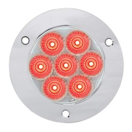 GG Grand General 76643 Red/Clear LED Light (2" Low Profile Spyder Pigtail Rim)