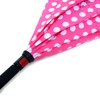 Parquet Pink Polka Dot Double Layer Inverted Umbrellas - C