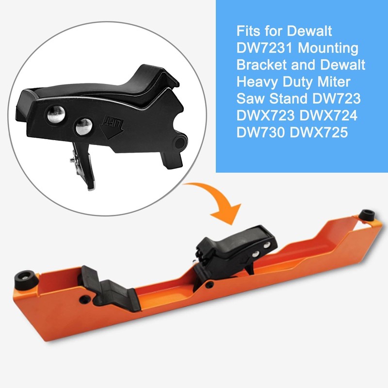 2 PCS Clips with Miter Saw Mounting Brackets Compatible with