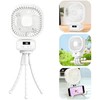 Ventilador Portátil,Carga por USB,5000mAh,3 Velocidades