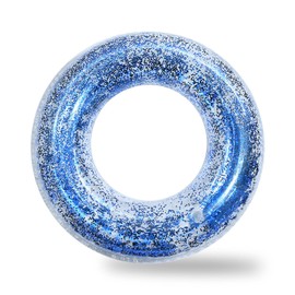 Pool Inflatables Swimming Ring for Kids Rubber Rings,70cm Pink Sequins Inflatable Swim Rings Pool Floats Tube,Children Inflatable Pool Ring Toy Floaties for Kids Girls Beach Summer Party Water Sport