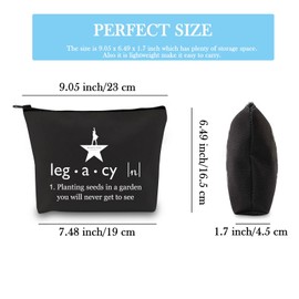Hamilton Merchandise Hamilton Legacy Definition Zipper Bag Broadway Musical Theatre Makeup Bag for Hamilton Lovers, Legacy Definition Bag EU, Cosmetic bag with print