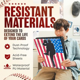 Baseball Card Binder with 900 Pockets, The Ultimate Baseball Card Holder Includes 50 Page Storage Sleeves to Organize and Protect Your Sports Cards Like a Pro