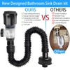 Bathroom Sink Drain kit Black,That can be Used with or