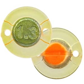 JACKALL Spoon, Timon Decabung, 0.05 oz (1.3 g), #189, Clear Orange