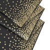 Black/Gold Polka Dot Disposable Tablecloth, Party Decoration