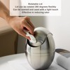 Mini Countertop Trash Can, Simple Stainless Steel Table Trash Can