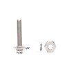 binifiMux 110pcs 10-32 Pan Phillips Screws Hex Nuts Flat Washers