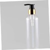 Beavorty 3pcs Refillable Pet Emulsion Bottle Press Pump Lightweight Leakproof