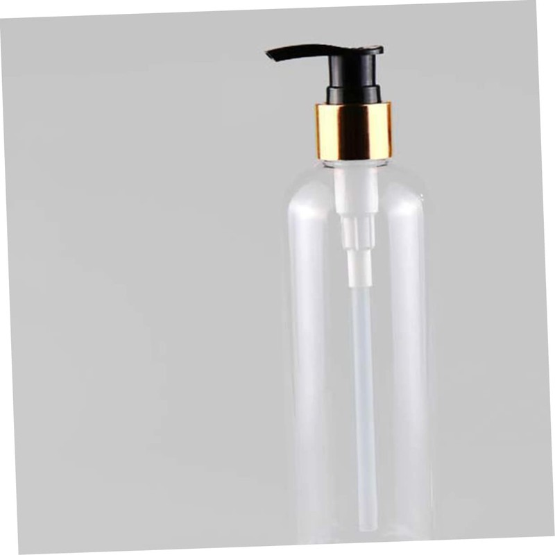 Beavorty 3pcs Refillable Pet Emulsion Bottle Press Pump Lightweight Leakproof