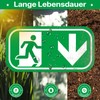 Emergency Exit Sign Arrow Down 30 x 15 cm Escape