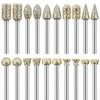 Diamond Grinding Burr Drill Bit Set for Dremel Rotary Tool