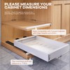 Seinloes 2 Pack Expandable (9"-14") Pull Out Cabinet Organizer 21"