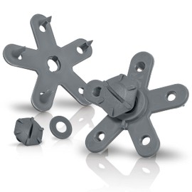 Eagle Klaw 2.0 Floor Mat Clips (8 Sets) for Car Mats and Floor Liners - Made in USA Car Accessories - Grey - 4 Car Floor Mats kit Without Cutter