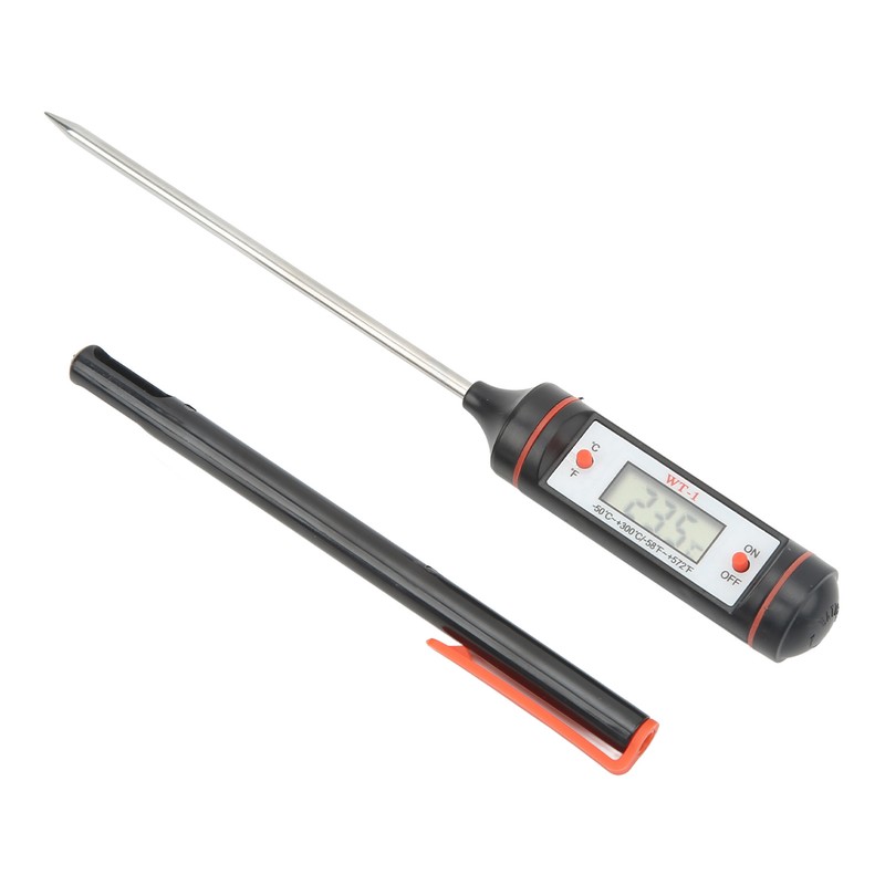 Thermometer Easy Using ABS Scratch Resistance Accurate Probe Thermometer for