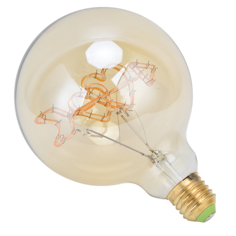 Edison Led Light Bulbs 4W 2200K Warm Light Transparent Energy