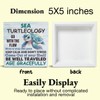 Turtle Sign Decor Sea Turtleology Wood Block Sign Home Beach
