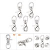5Pcs Durable Stainless Steel Trigger Swivel Snap Hook Clasp Houseboat