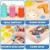 Tablero Logaritmos 3 en 1 Montessori Madera JSXing Juego Educativo