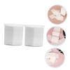 WOONEKY Eyelash Glue Cleansing Pads Essential Nail Art Cleaning Cotton
