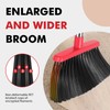 Heavy Duty Broom, 55 Inch Long Handle Outdoor Large Angle