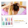 Ipetboom Thick Hair Elastic Hair Ties 100pcs Women Girls Ponytail