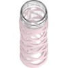 LIFEFACTORY 16oz Bottle Classic Cap Helix Sleeve Pink