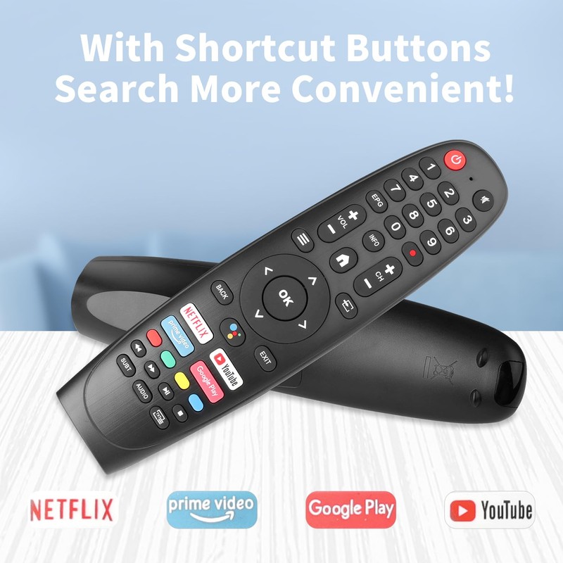 RCKGNTV005 IR Remote Control Compatible with Kogan Smart TV Series