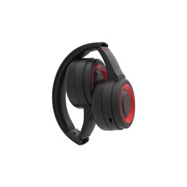 iHome iB99BRC Bluetooth Wireless Headphone, Red/Black