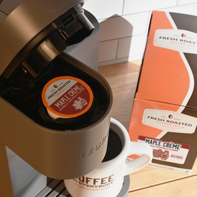 Fresh Roasted Coffee, Maple Crème, Flavored Coffee Pods, 24 Count