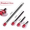 Drill Bit Extension Set,4Pcs Magnetic Drill Screwdriver Bit Holder Bar