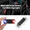 Kenhihi Emergency Strobe Light Strip, Ultra Mini Solar Warning Flash,