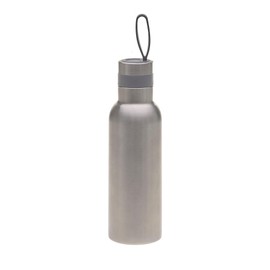 LÄSSIG Bold Children's Drinking Bottle 750 ml Stainless Steel BPA-Free / School Bottle Stainless Steel Bold Silver