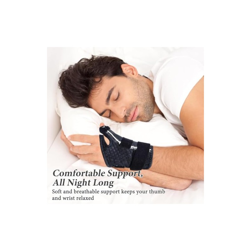 Thumb Brace Wrist Support Splint for Arthritis, Tendonitis & Carpal