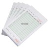 [40 PACK] Green Guest Check Pads 2 Part Carbonless -