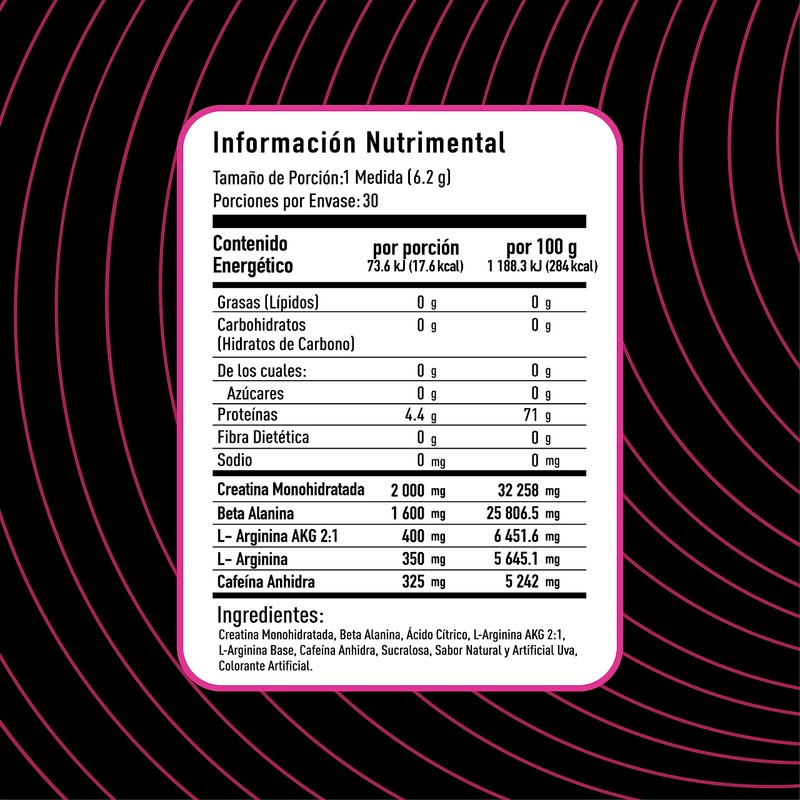 Limit-X Nutrition Pre Workout Pre-Para Ella | Polvo pre entreno