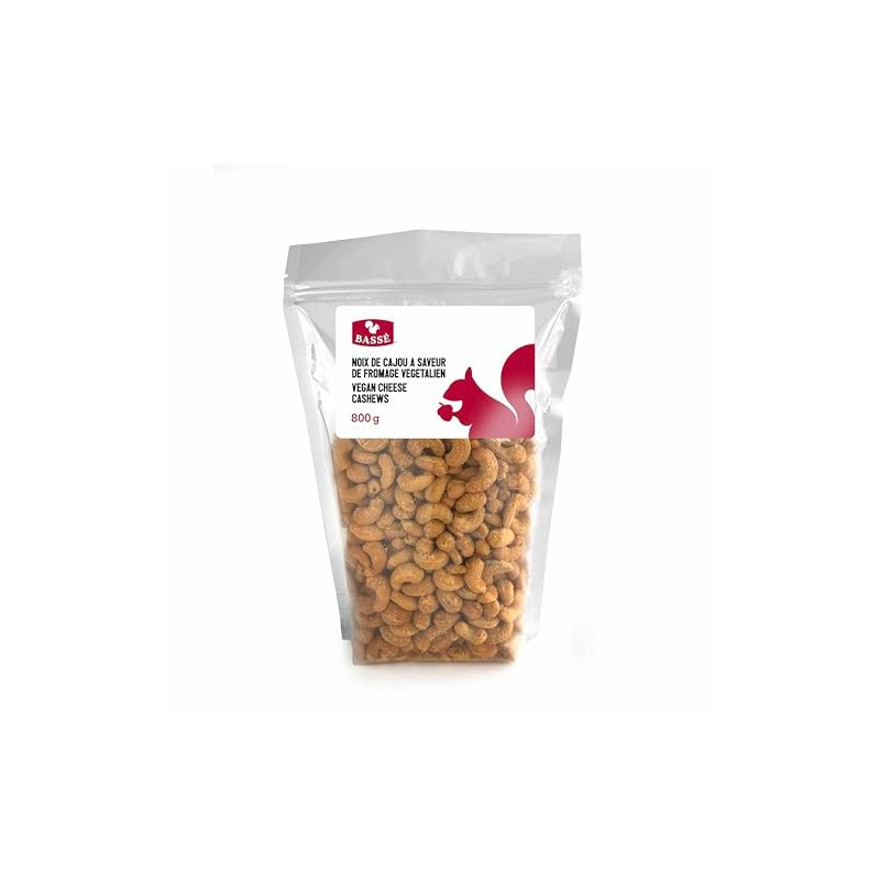 Bassé Cheesy Cashews, 800g (Vegan Friendly)