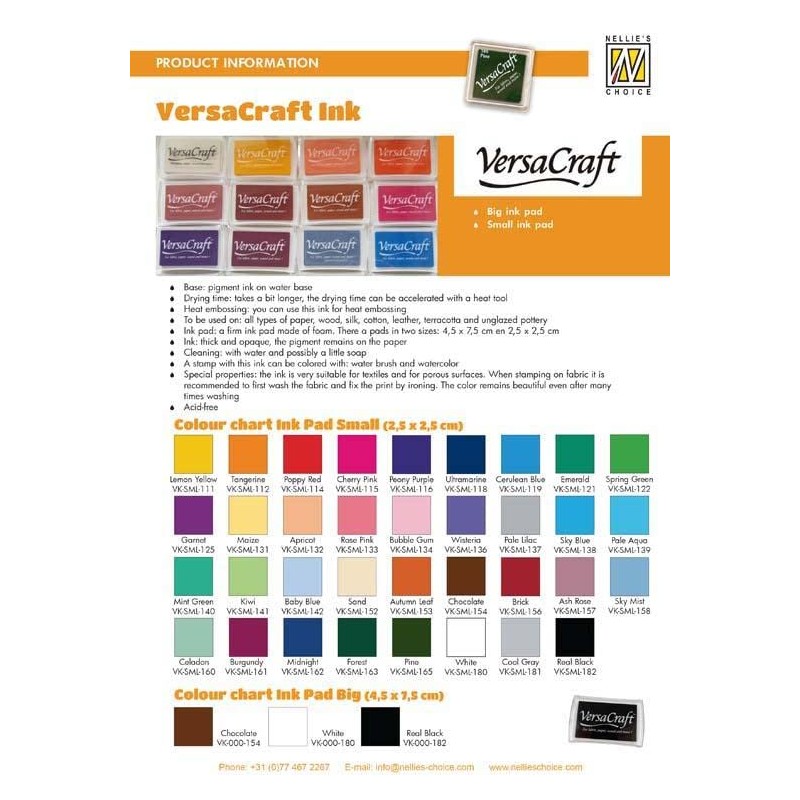 Versacraft Ink Pad-White